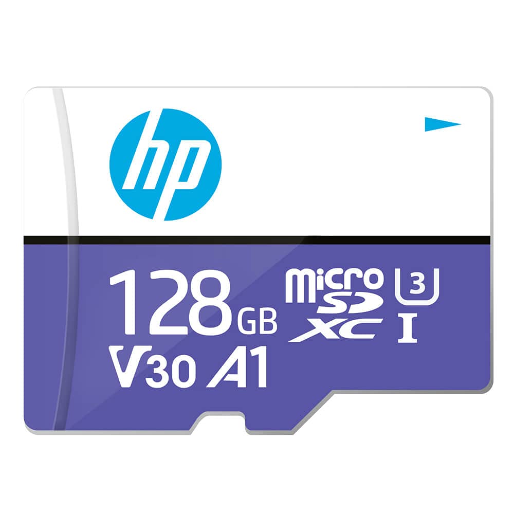 HP Micro SD Card 128GB with Adapter A1 U3 V30 (Purple) Mx330