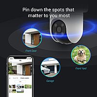 EZVIZ by Hikvision|4G Sim Based 2K Pan&Tilt Smart Outdoor WI-Fi CCTV Camera|360° Coverage|Ai Human-Vehicle Detection|Color Night Vision|Auto Tracking|Upto 512Gb Sd Card Storage|H8C-4G,White EZVIZ by Hikvision|4G Sim Based 2K Pan&Tilt Smart Outdoor WI-Fi CCTV Camera|360° Coverage|Ai Human-Vehicle Detection|Color Night Vision|Auto Tracking|Upto 512Gb Sd Card Storage|H8C-4G,White
